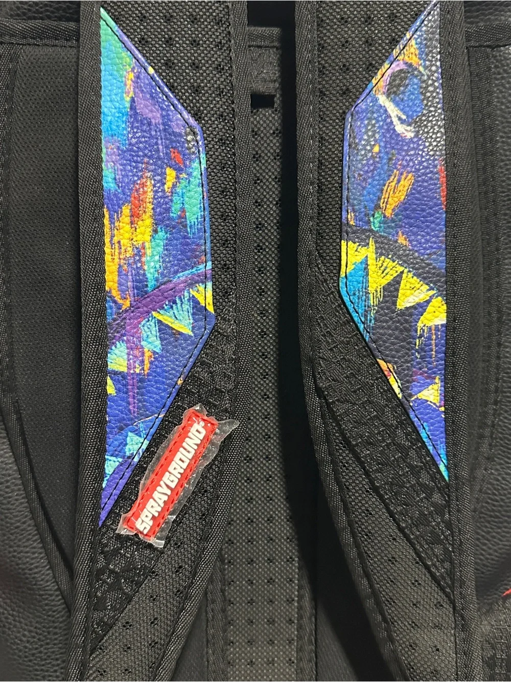 Sprayground AI African Intelligence Sandflower Shark Backpack NWT
